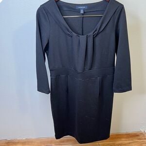 Land's End little black dress scoop neck M